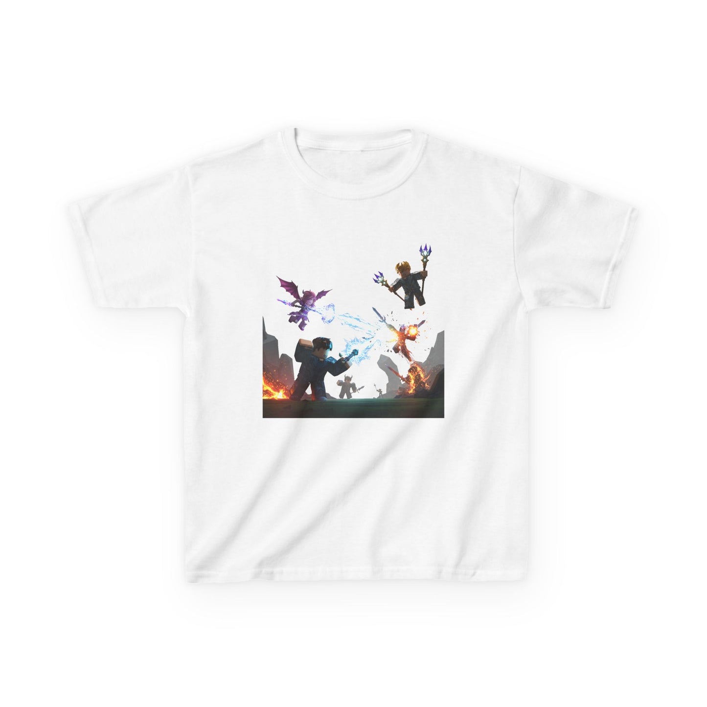 Kids' Voxel Adventure Heavy Cotton Tee - Unique Style #93