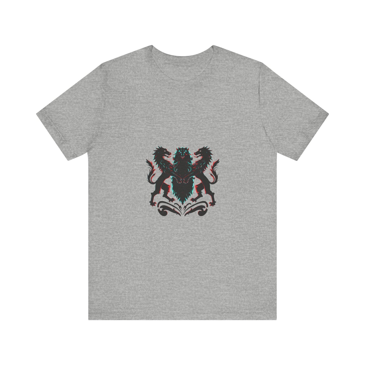 Glitch Heraldry Unisex Tee - Trendy NOTGPT Collection