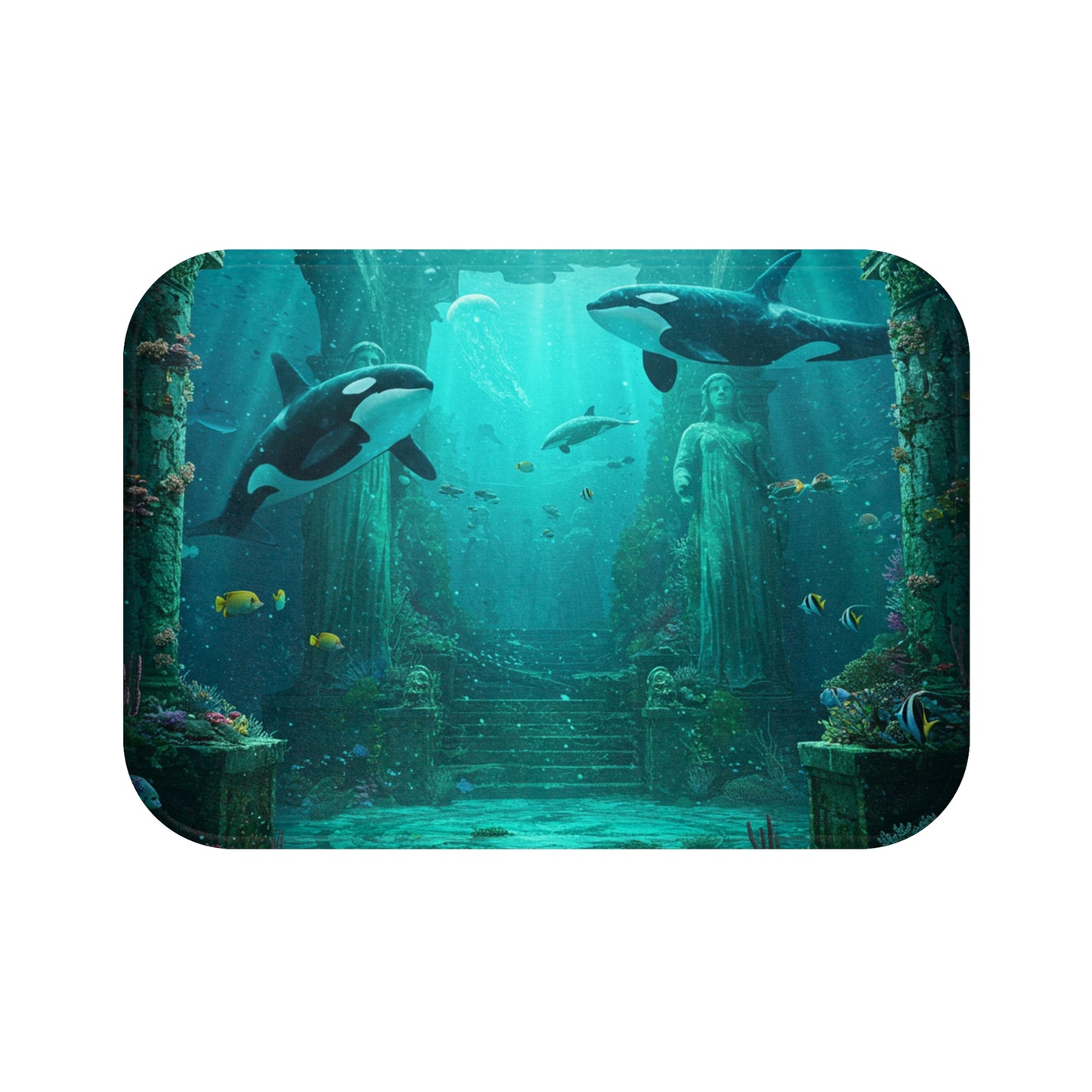 Atlantis Escape Casual Bath Mat - Dive into Comfort #23