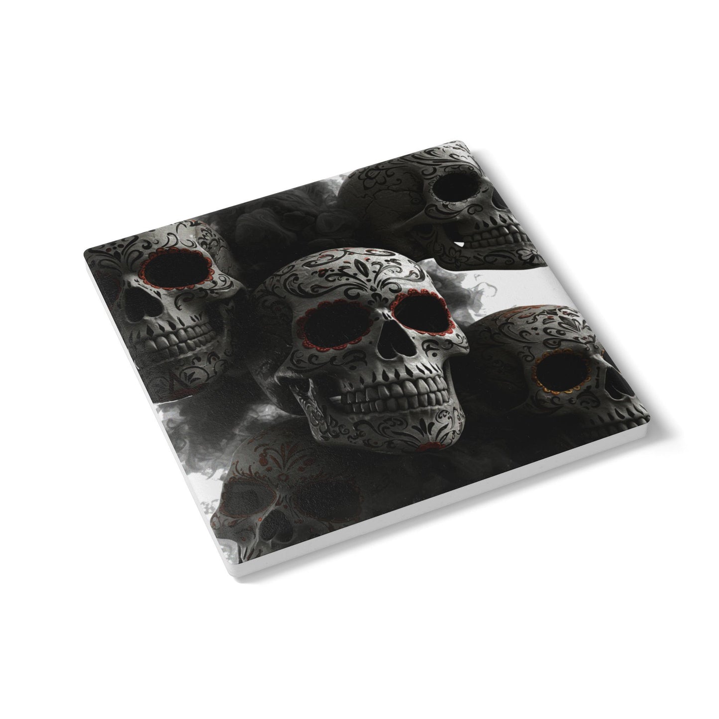LaCatrina Edge: Ceramic Coaster - Bold & Daring Design