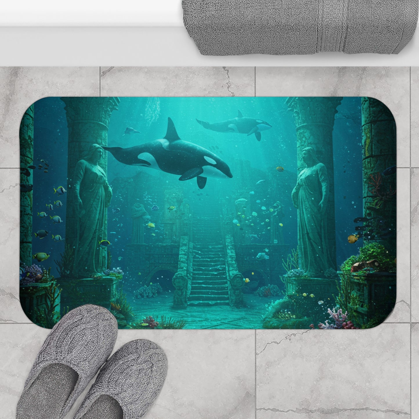 Atlantis Escape Casual Bath Mat