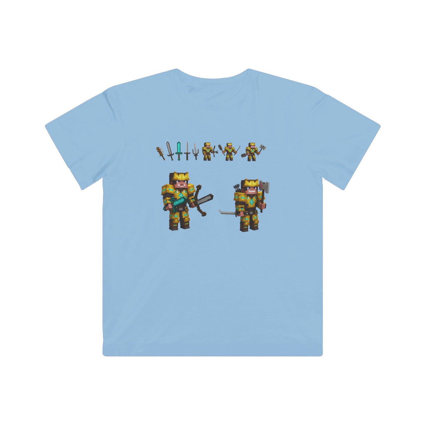 Pixel Power Play Kids Tee - Mine Warriors Design!