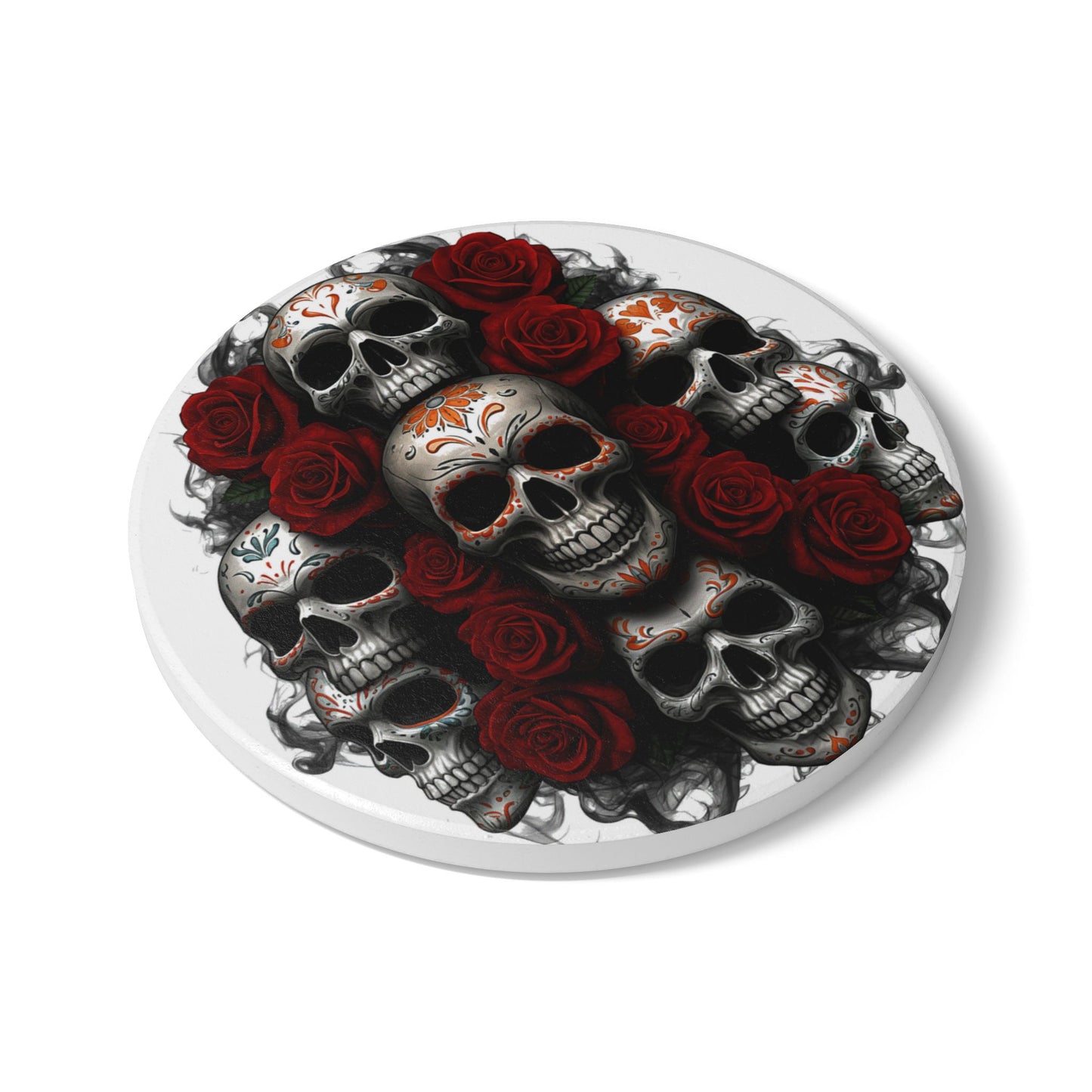 LaCatrina Edge: Ceramic Coaster #34 - Unleash Your Bold