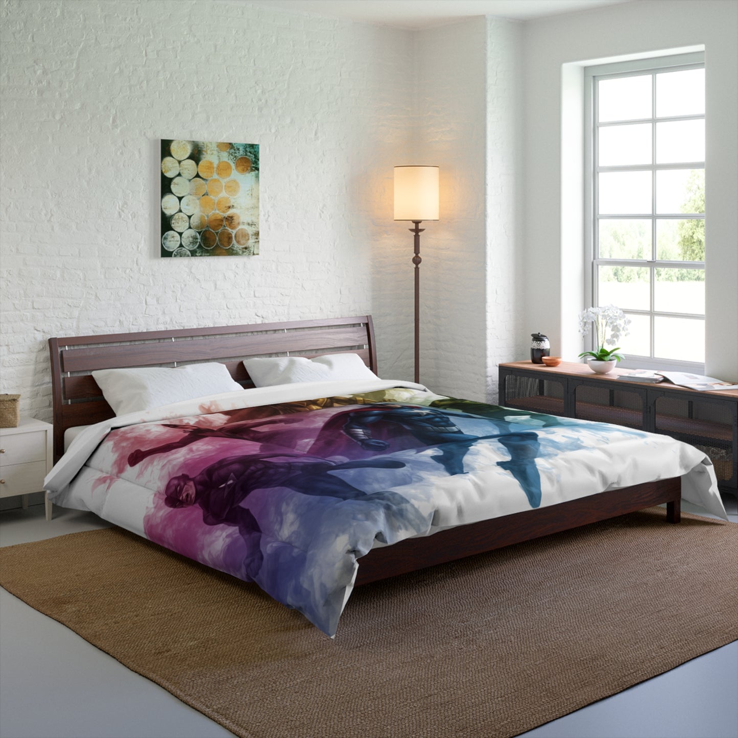 Misty Dreams Comforter - Casual Smoke Haze Design