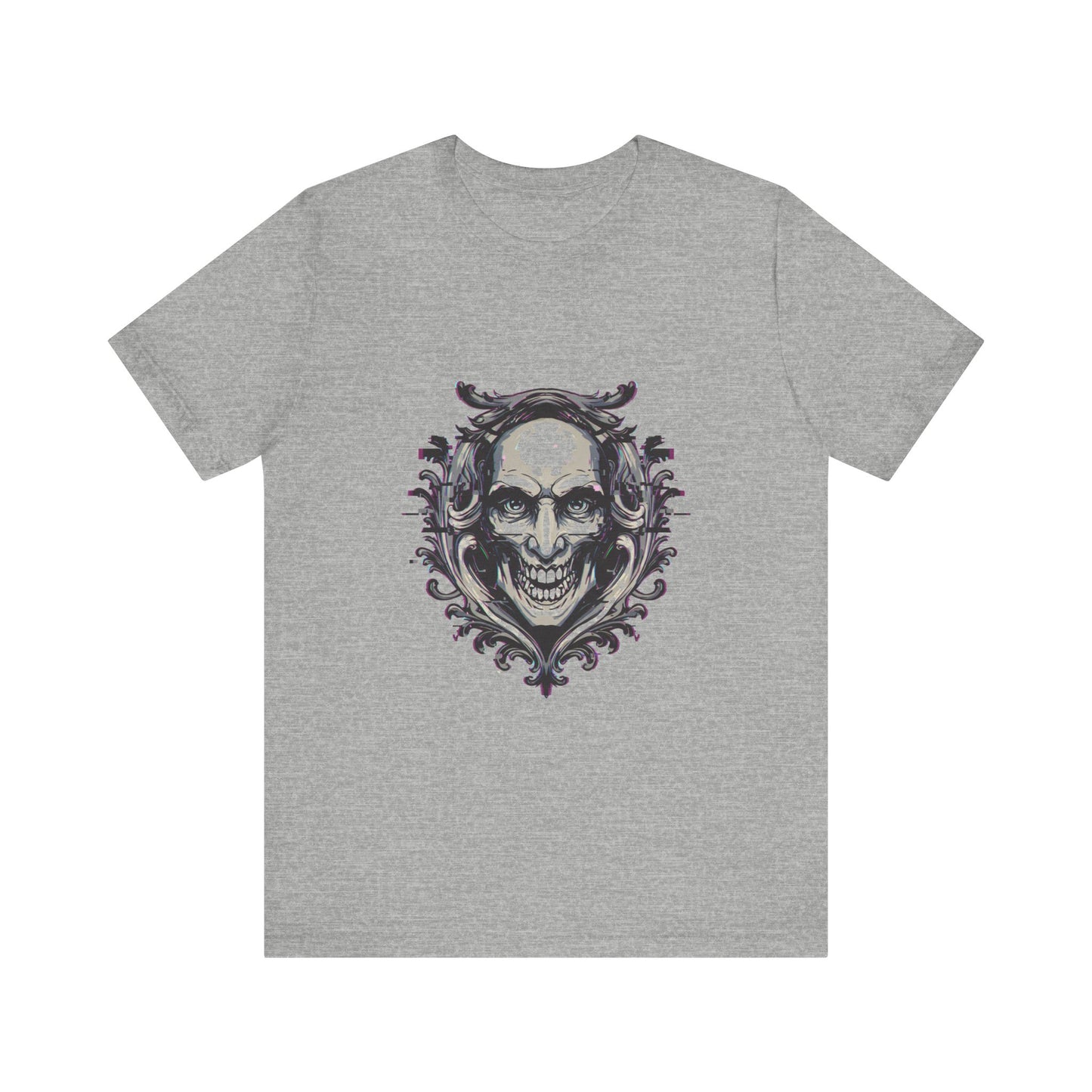 Glitch Heraldry Unisex Tee – Trendy Fusion Style #9