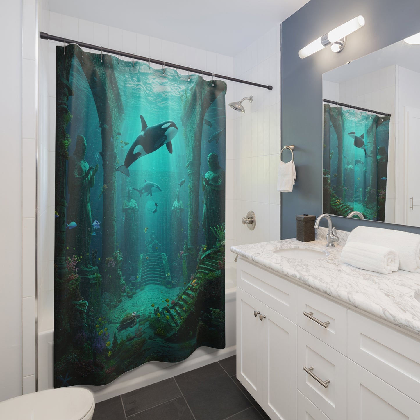 Atlantis Edge: The Lost City Shower Curtain #36