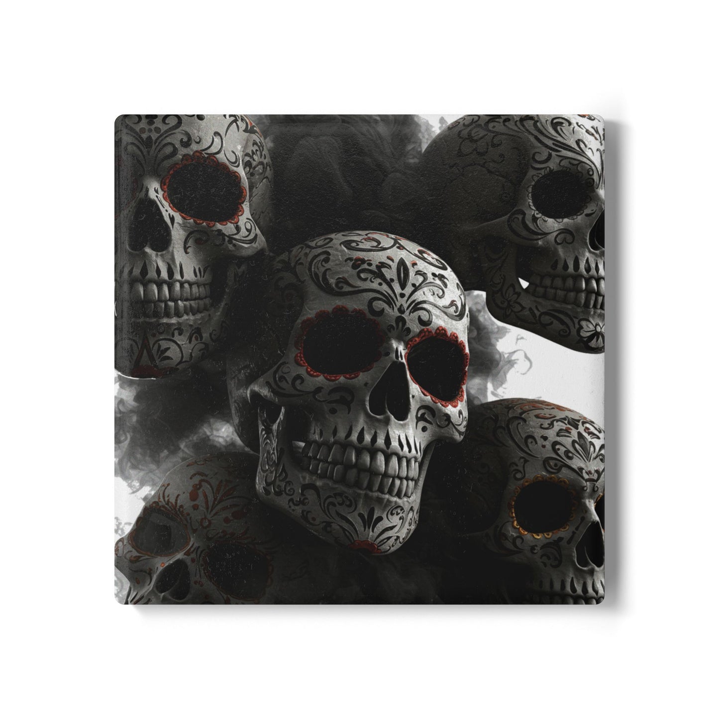 LaCatrina Edge: Ceramic Coaster - Bold & Daring Design