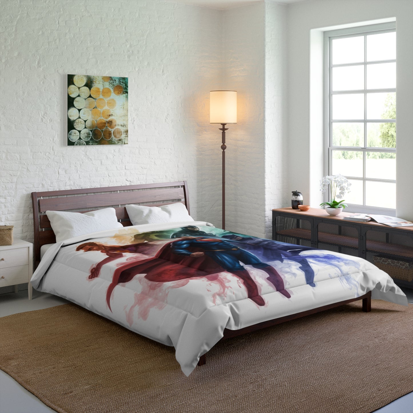 Dreamy Haze Comforter - Ultra Smoke Print Style #2