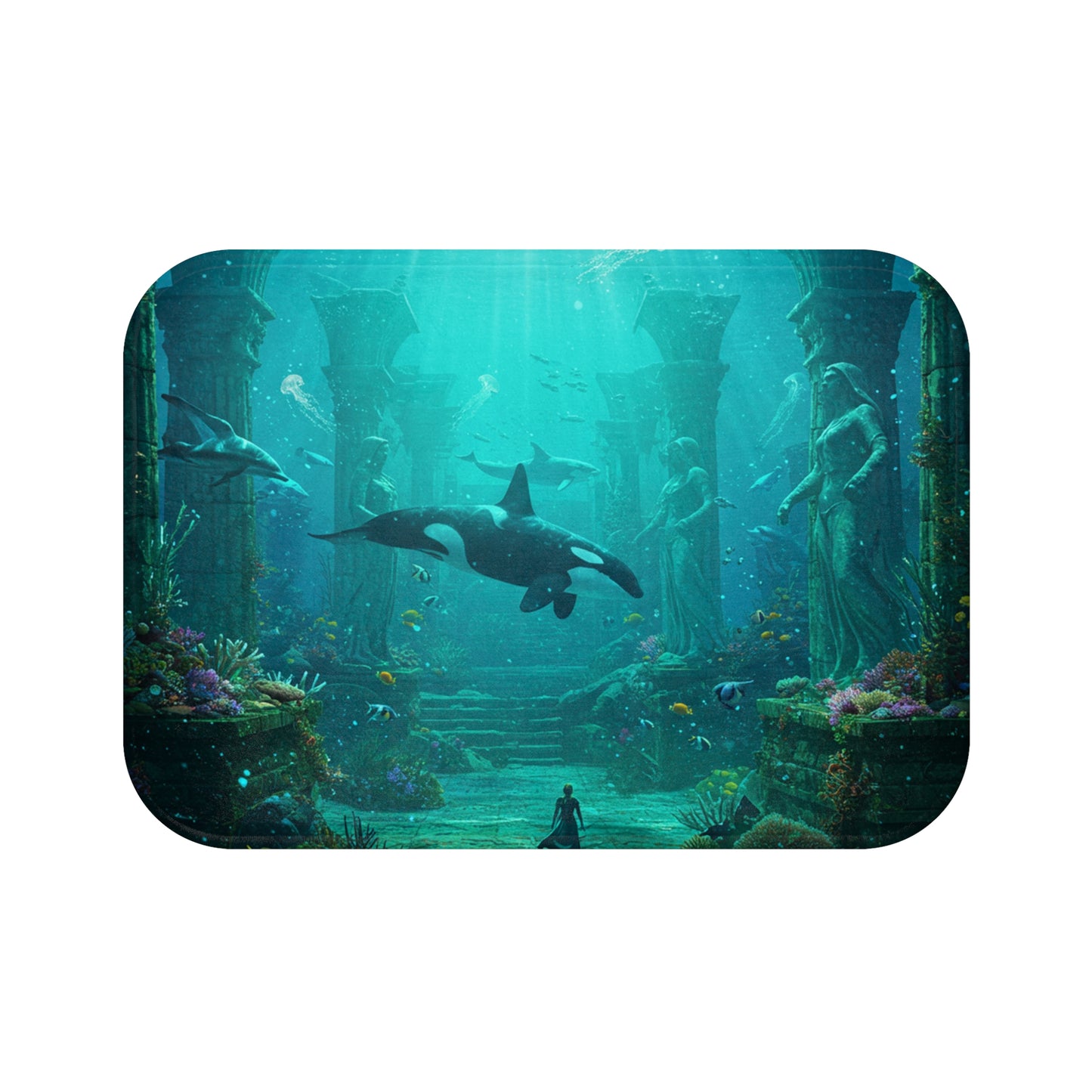 Atlantis Escape: Casual Bath Mat