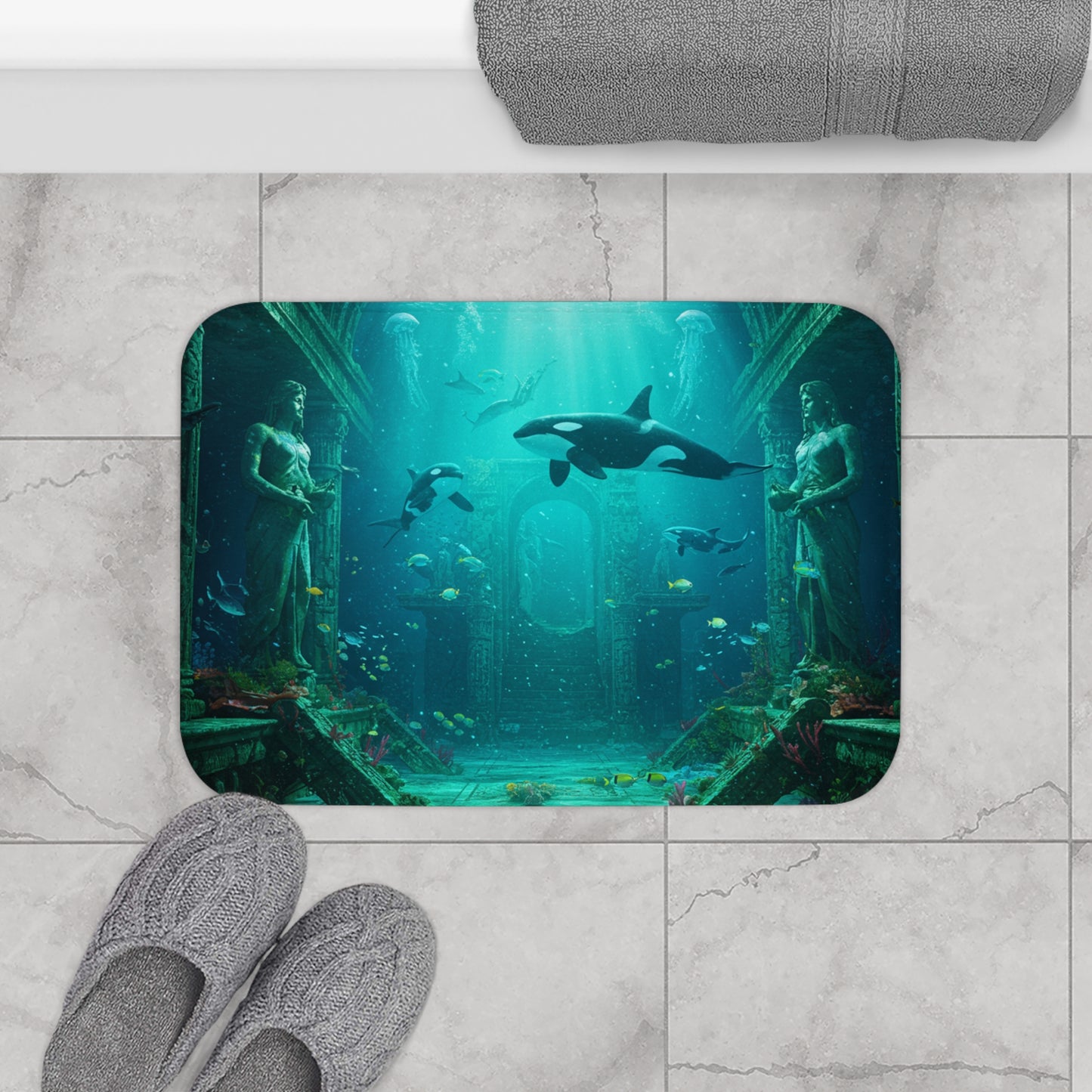 Atlantis Escape Casual Bath Mat #16
