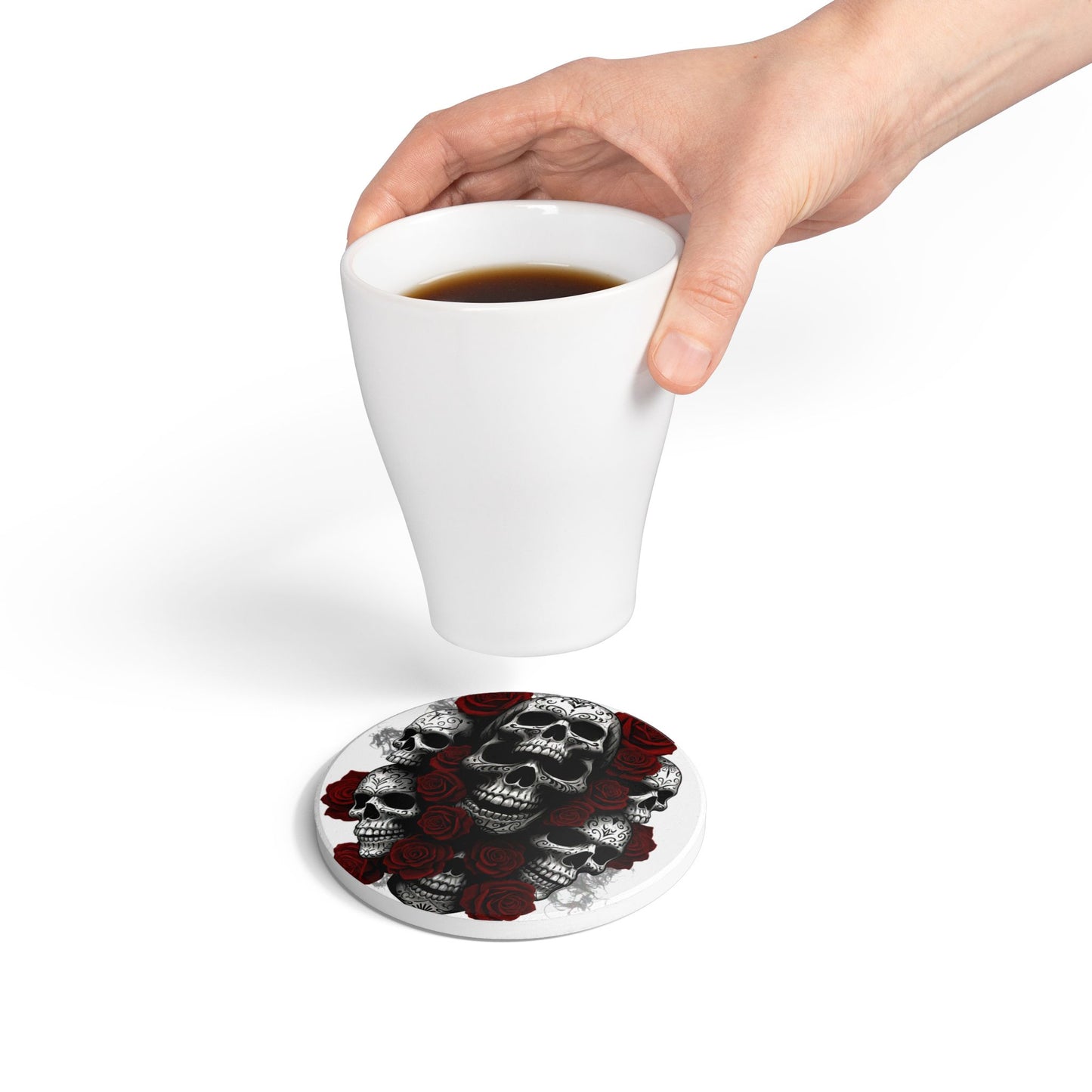 LaCatrina Edge: #21 Ceramic Coaster - Bold & Mysterious