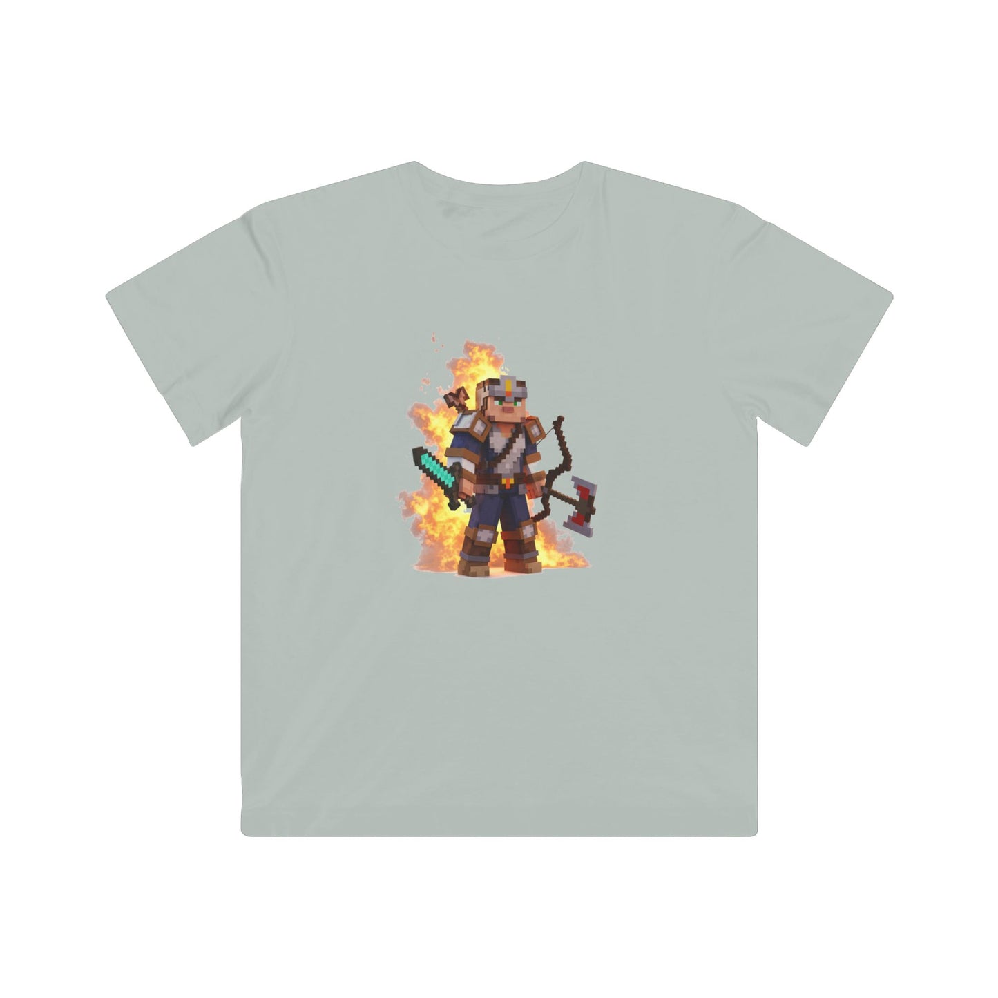 Pixel Power Player - Kids' Mine Warriors-Inspired Tee