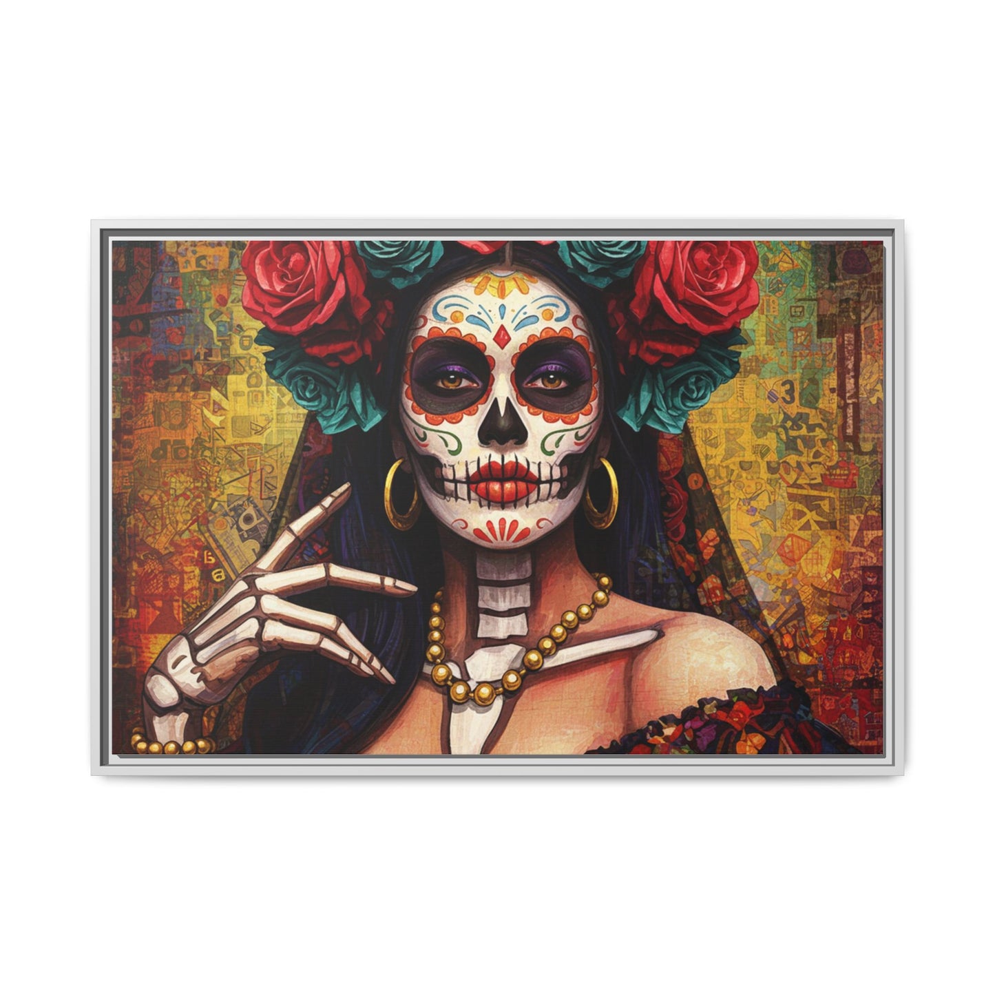 LaCatrina Elegance: Professional Multi-Color Framed Matte Canvas #9