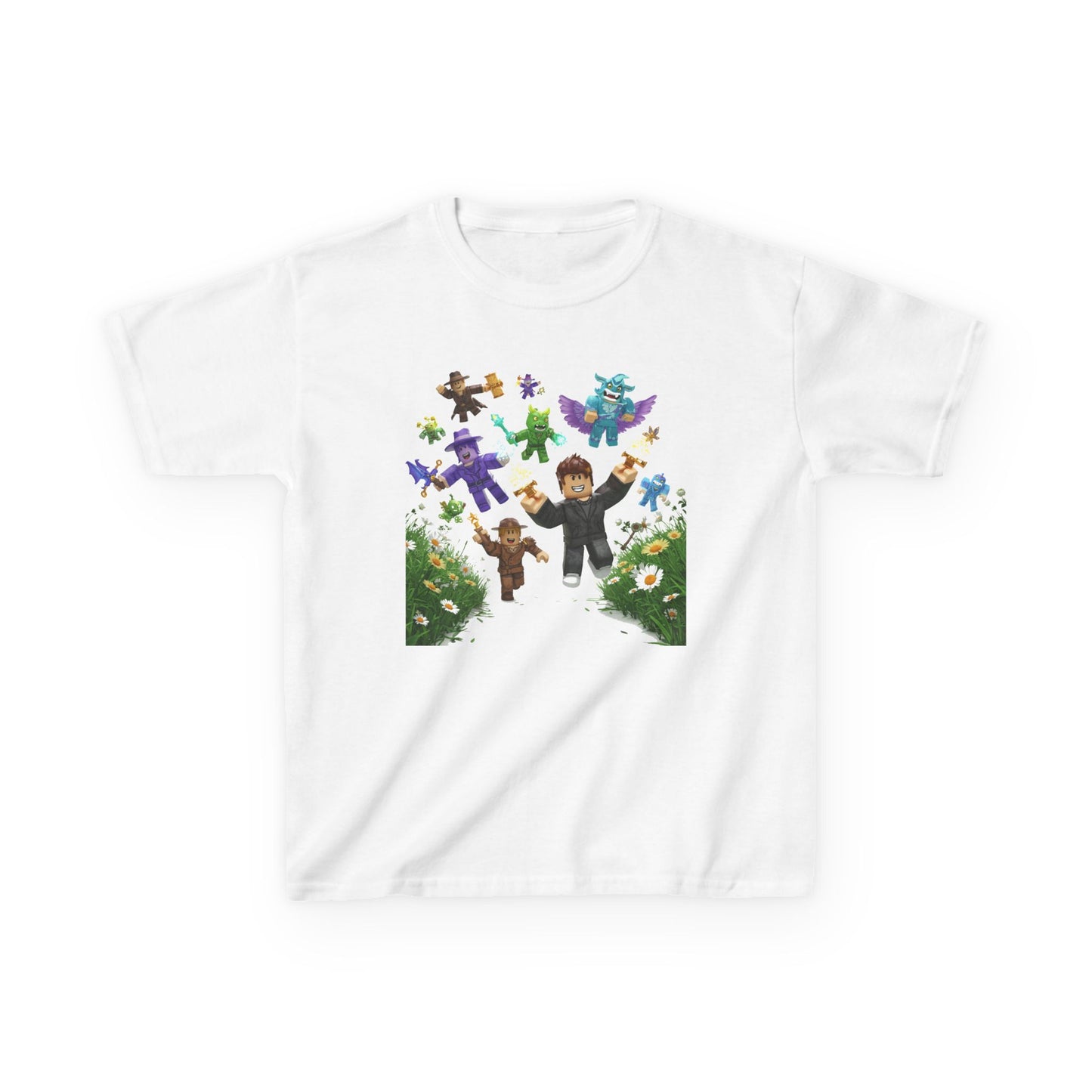 Pixel Pals Adventure - Trendy Kids' Heavy Cotton Tee