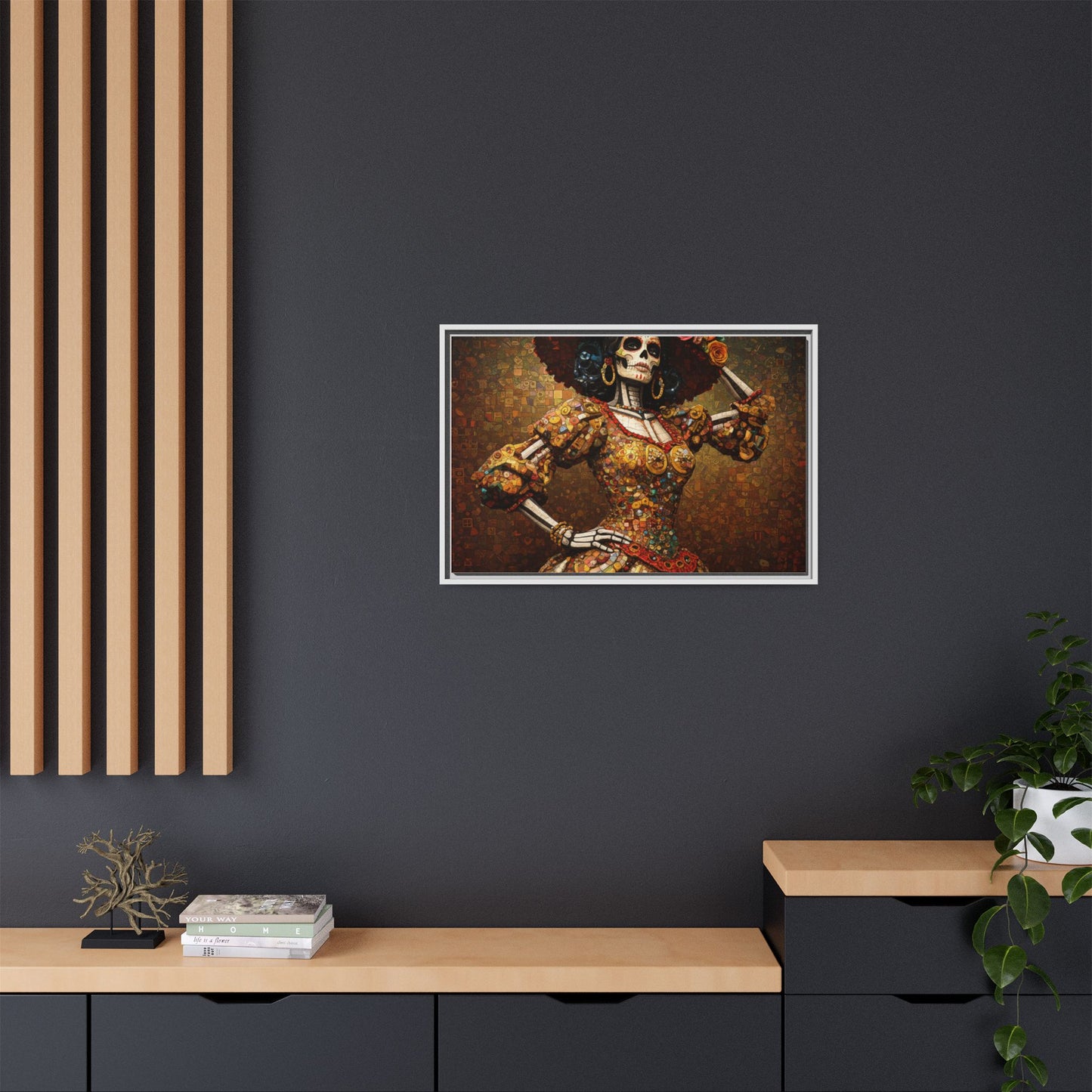 LaCatrina Essence #24 - Professional Multi-Color Framed Matte Canvas