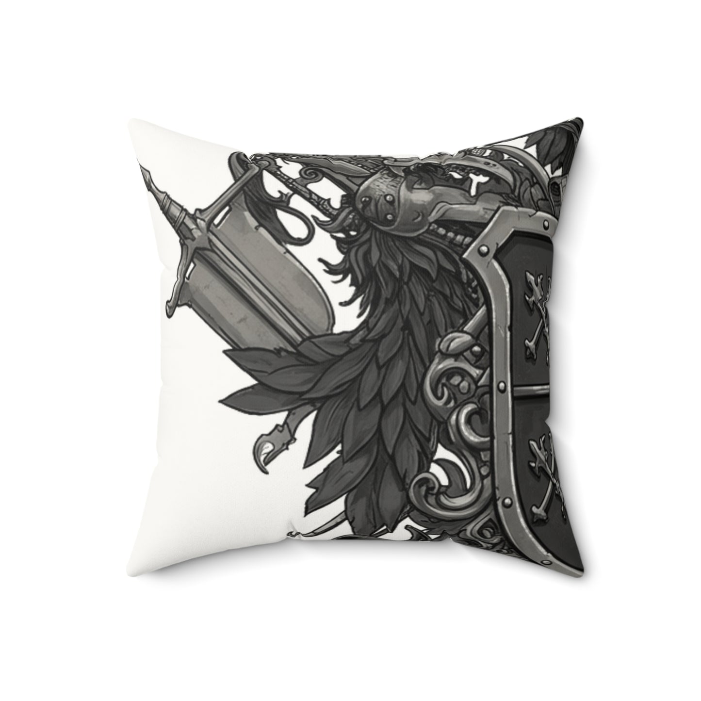 Urban Edge: Chic Faux Suede Square Pillow