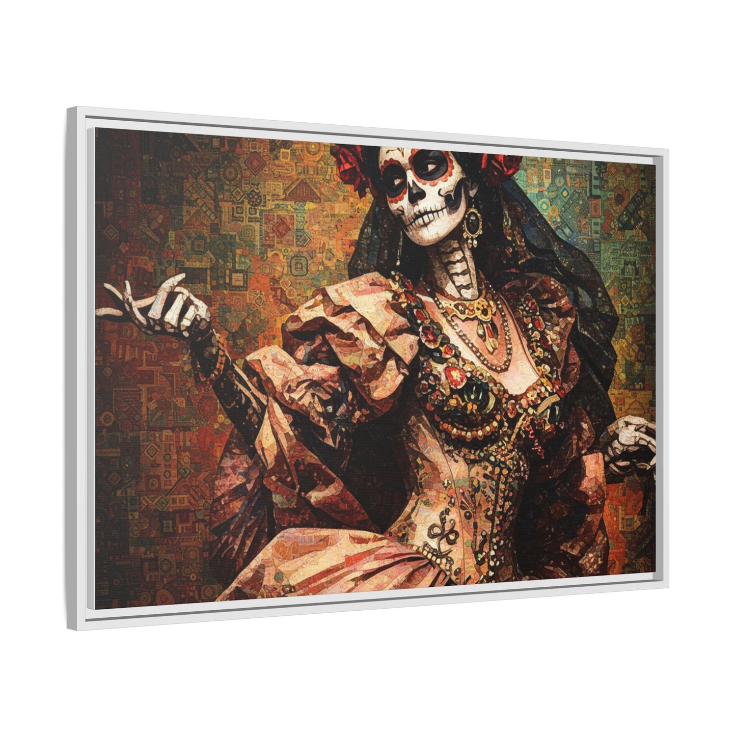 LaCatrina Elegance: Professional Art Series #6 - Framed Matte Canvas