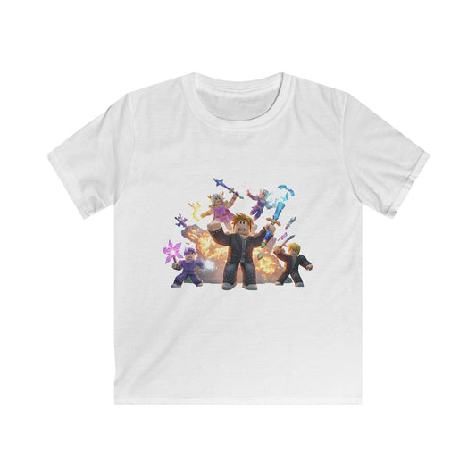 Pixel Pals Adventure - Kids' Casual Softstyle Tee