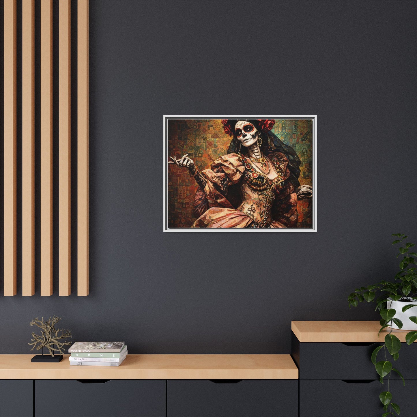 LaCatrina Elegance: Professional Art Series #6 - Framed Matte Canvas