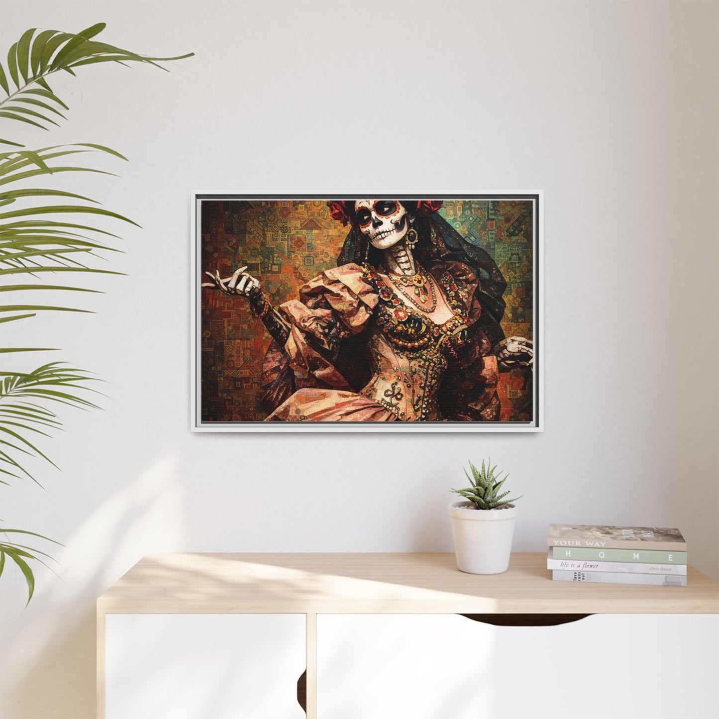 LaCatrina Elegance: Professional Art Series #6 - Framed Matte Canvas