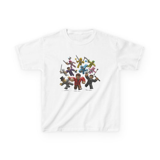 Pixel Power Kids Tee - Voxel Adventure Edition