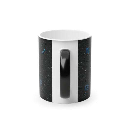 NOTGPT Astrology Magic Mug - Starry Zodiac Coffee Cup - Color Shifting - 11 Oz