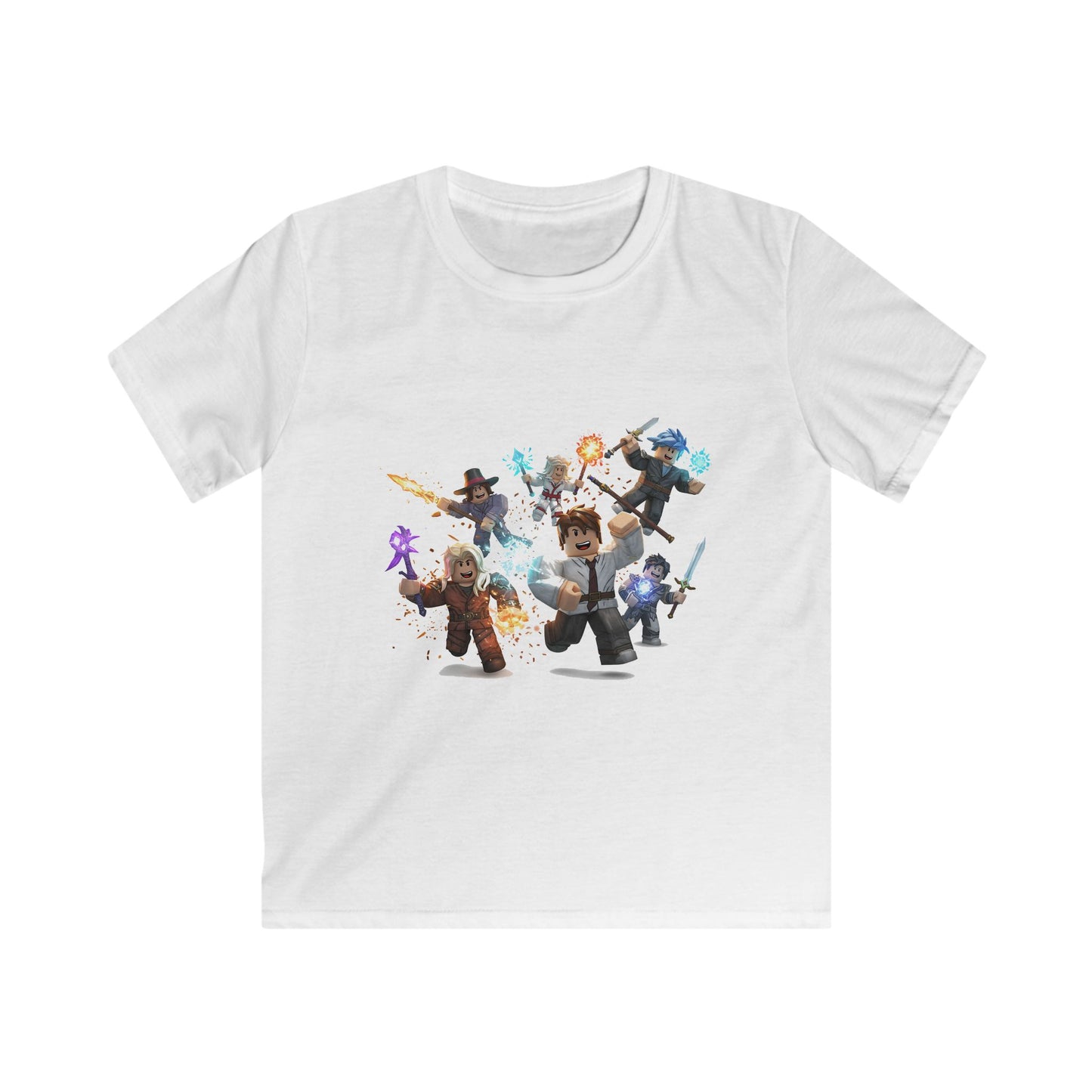 Pixel Pals Playground - Kids' Casual Voxel Tee