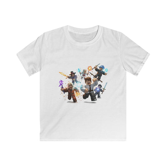 Pixel Pals Playground - Kids' Casual Voxel Tee