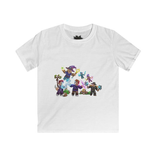 Back to School Voxel Adventure - Kids’ Softstyle Tee