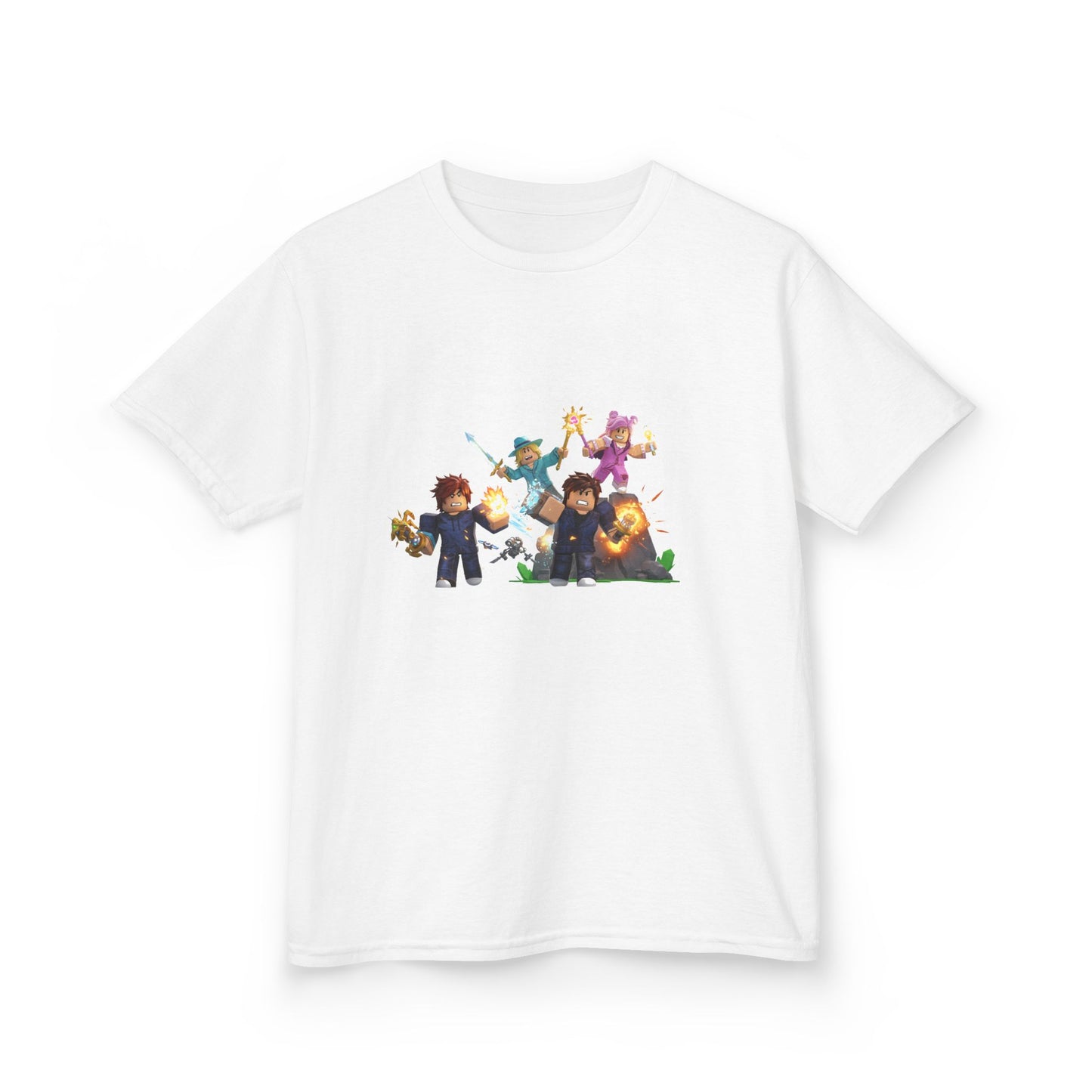 Voxel Adventure Kids' Heavy Cotton Tee - Trendy Edition #130