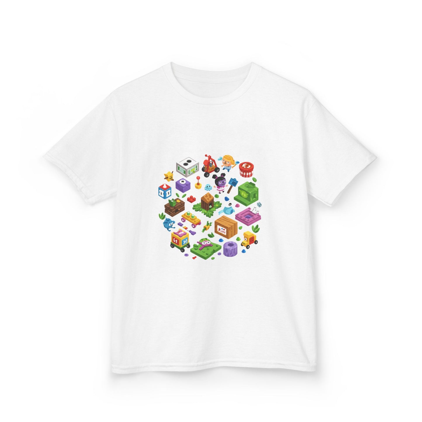 Level Up Your Style: Kids' Game-Inspired Cotton Tee