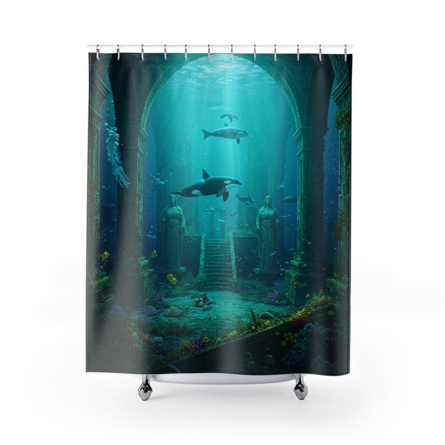 Atlantis Edge: The Lost City Shower Curtain