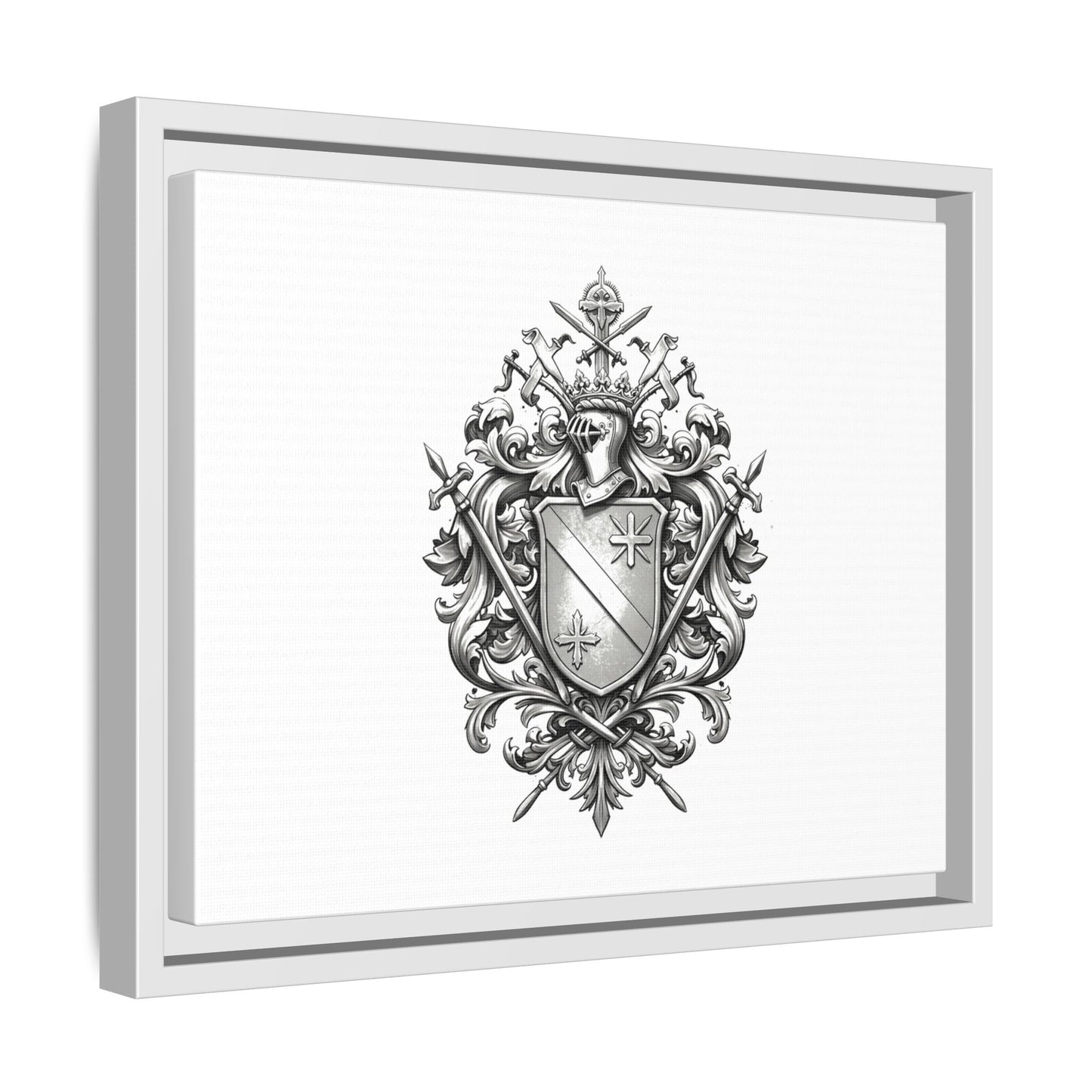Guild #52 Elegance: Premium Multicolor Framed Matte Canvas