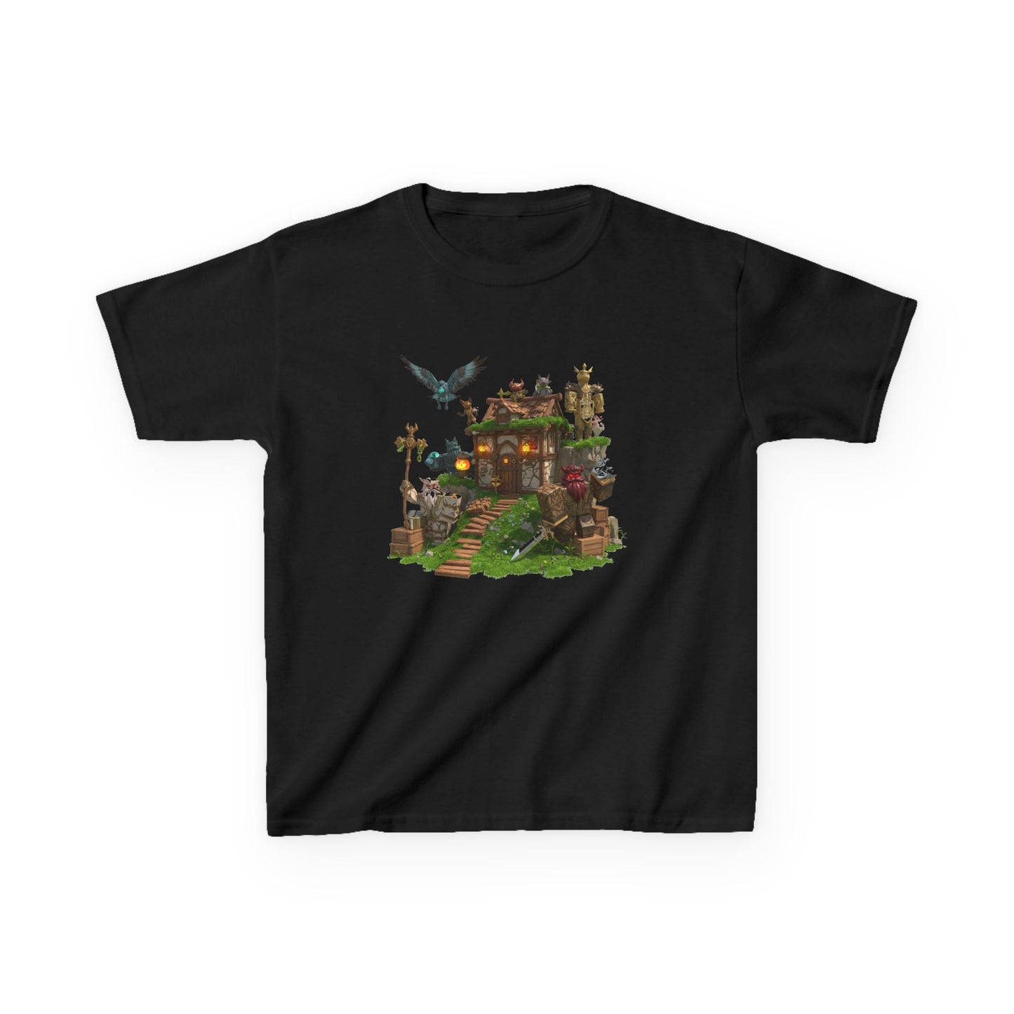 Pixel Pals Adventure - Kids' Trendy Heavy Cotton Tee