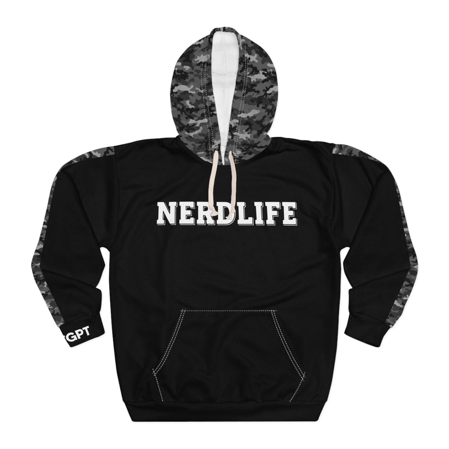 NOTGPT "NERDLIFE" Camo - Hoodie - All-over Print