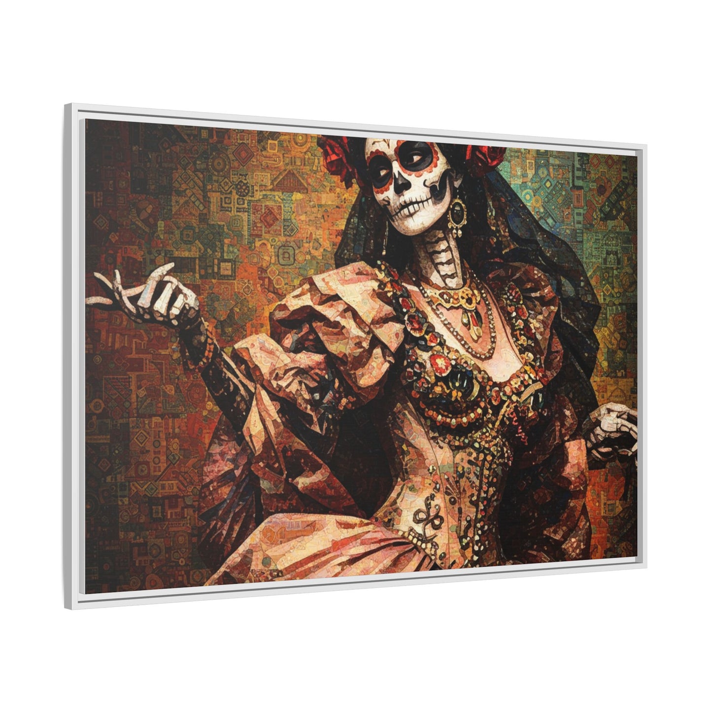 LaCatrina Elegance: Professional Art Series #6 - Framed Matte Canvas
