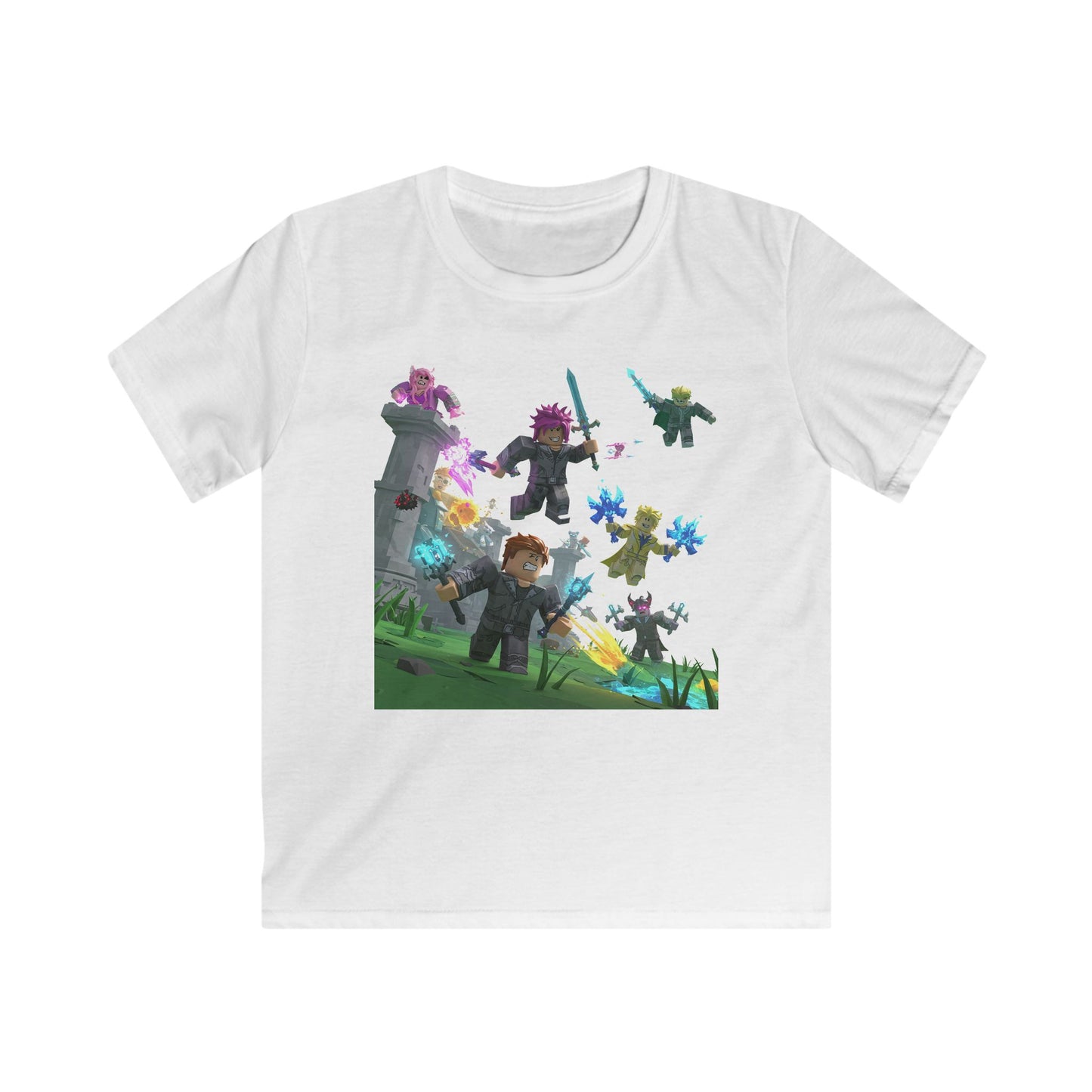 Pixel Pals Party - Kids' Voxel Adventure Tee