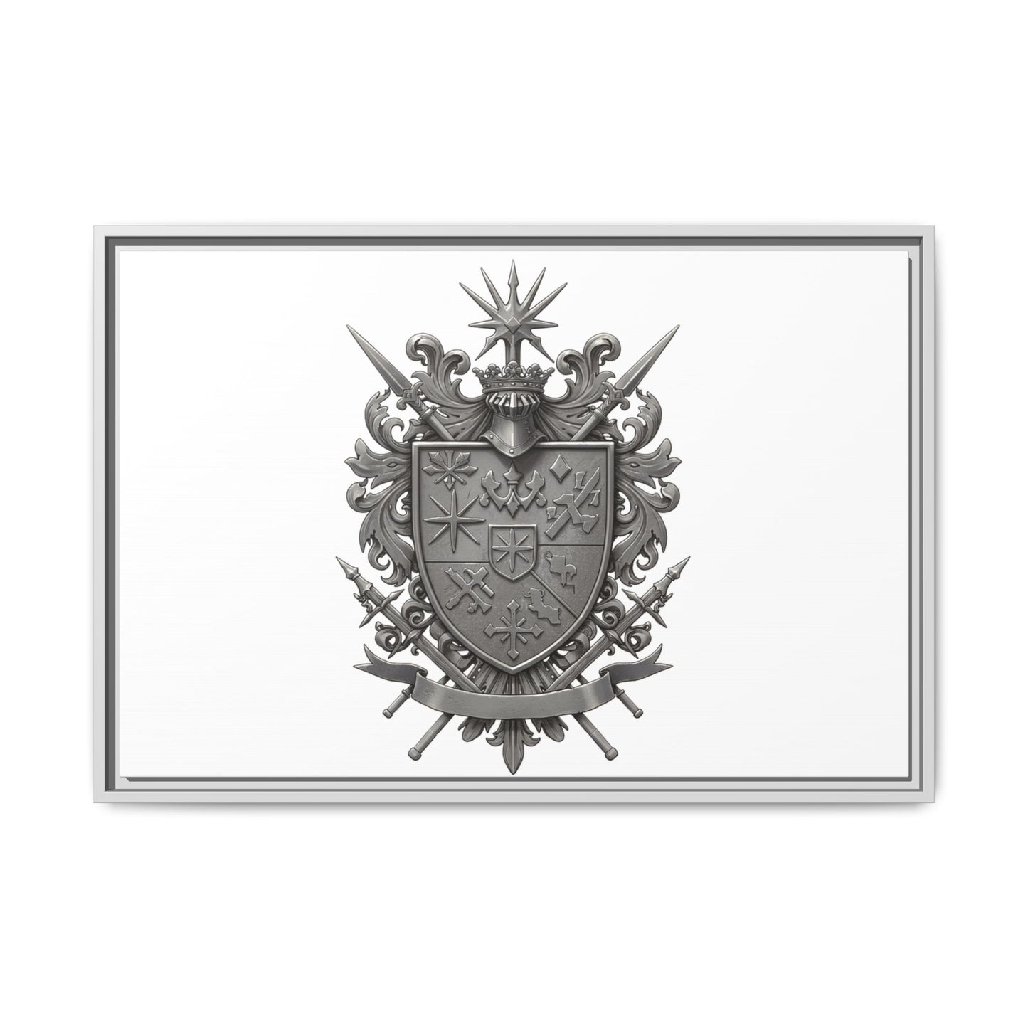 Elegant Guild #8 - Professional Multi-Color Framed Canvas