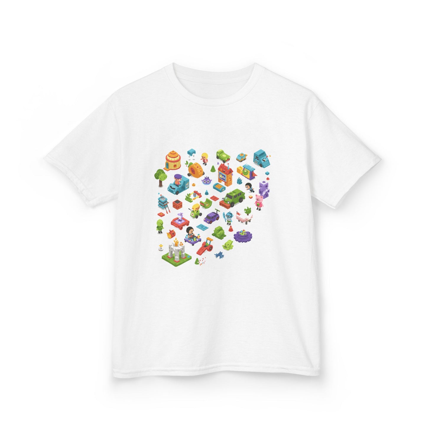 Level Up Your Style: Kids' Game-Inspired Heavy Cotton Tee!