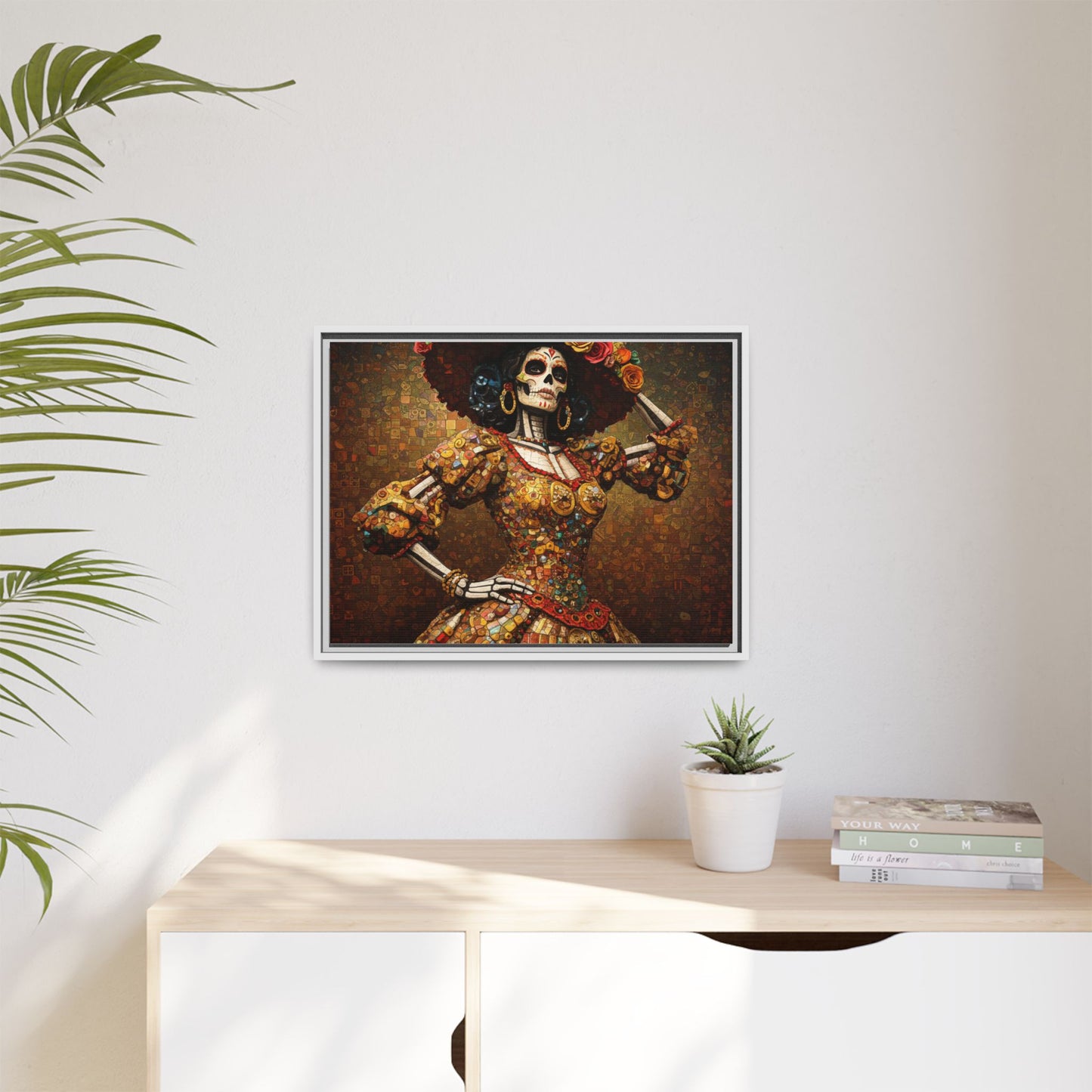 LaCatrina Essence #24 - Professional Multi-Color Framed Matte Canvas