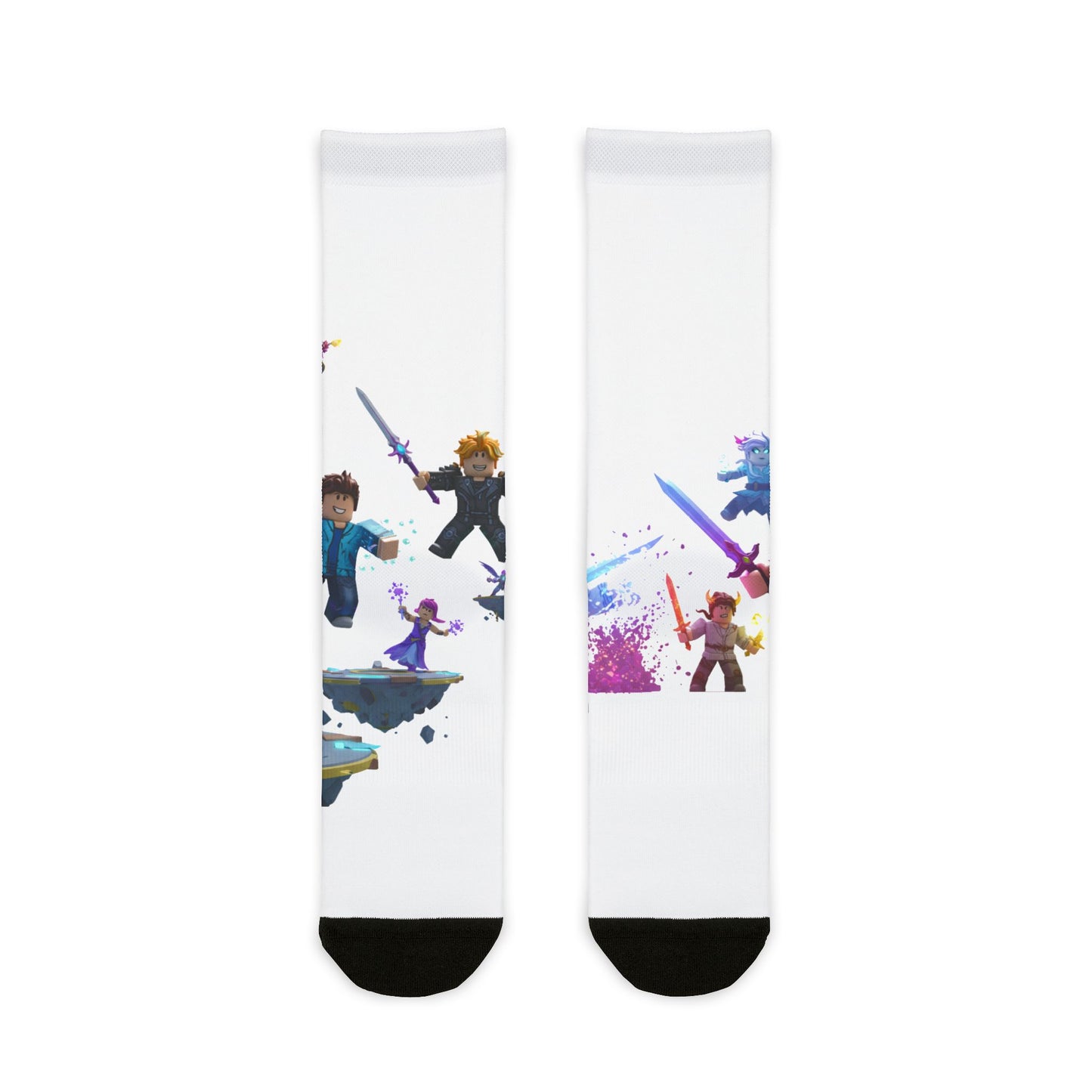 Voxel Invasion Edgy Crew Socks