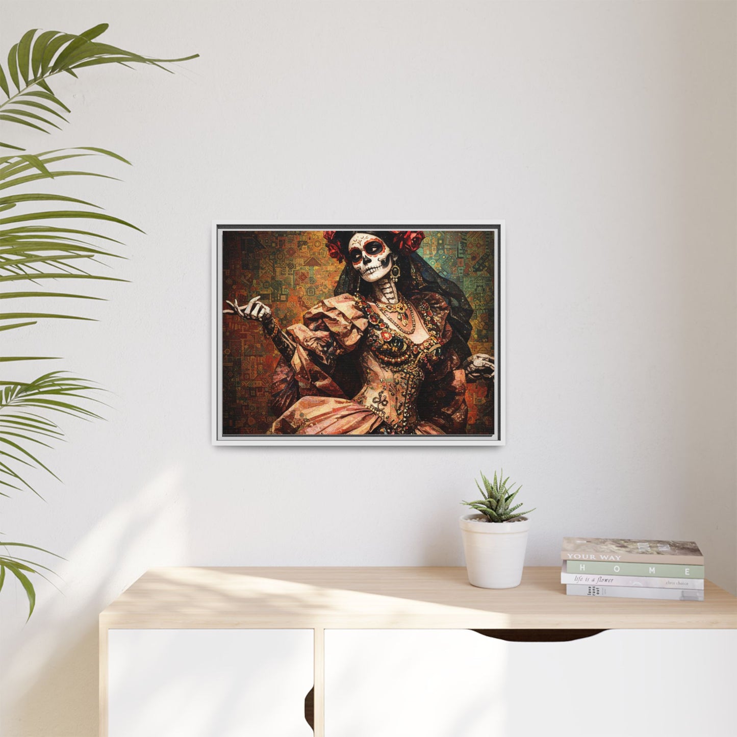 LaCatrina Elegance: Professional Art Series #6 - Framed Matte Canvas
