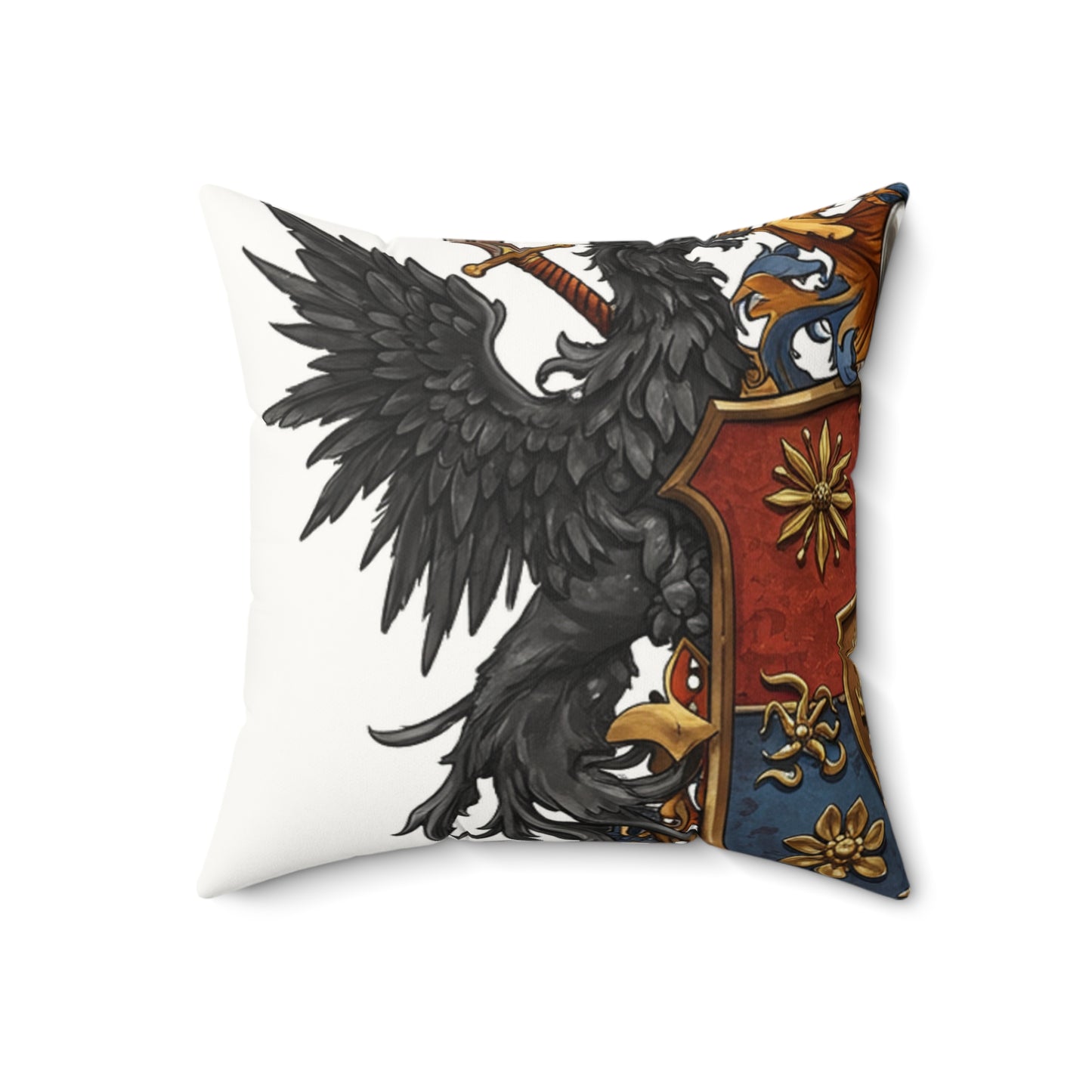 Urban Edge: Faux Suede Designer Pillow
