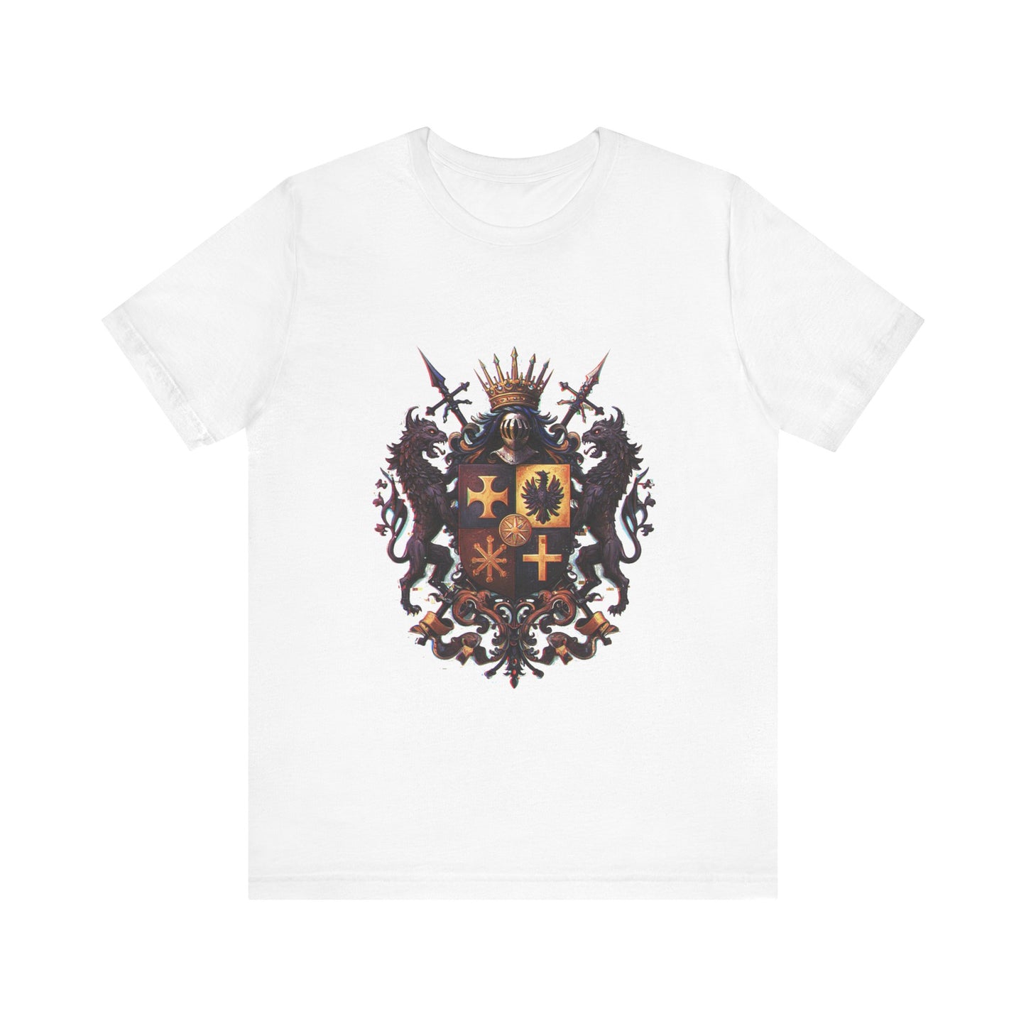 Guild Emblem Fusion Tee – Trendy Unisex Style