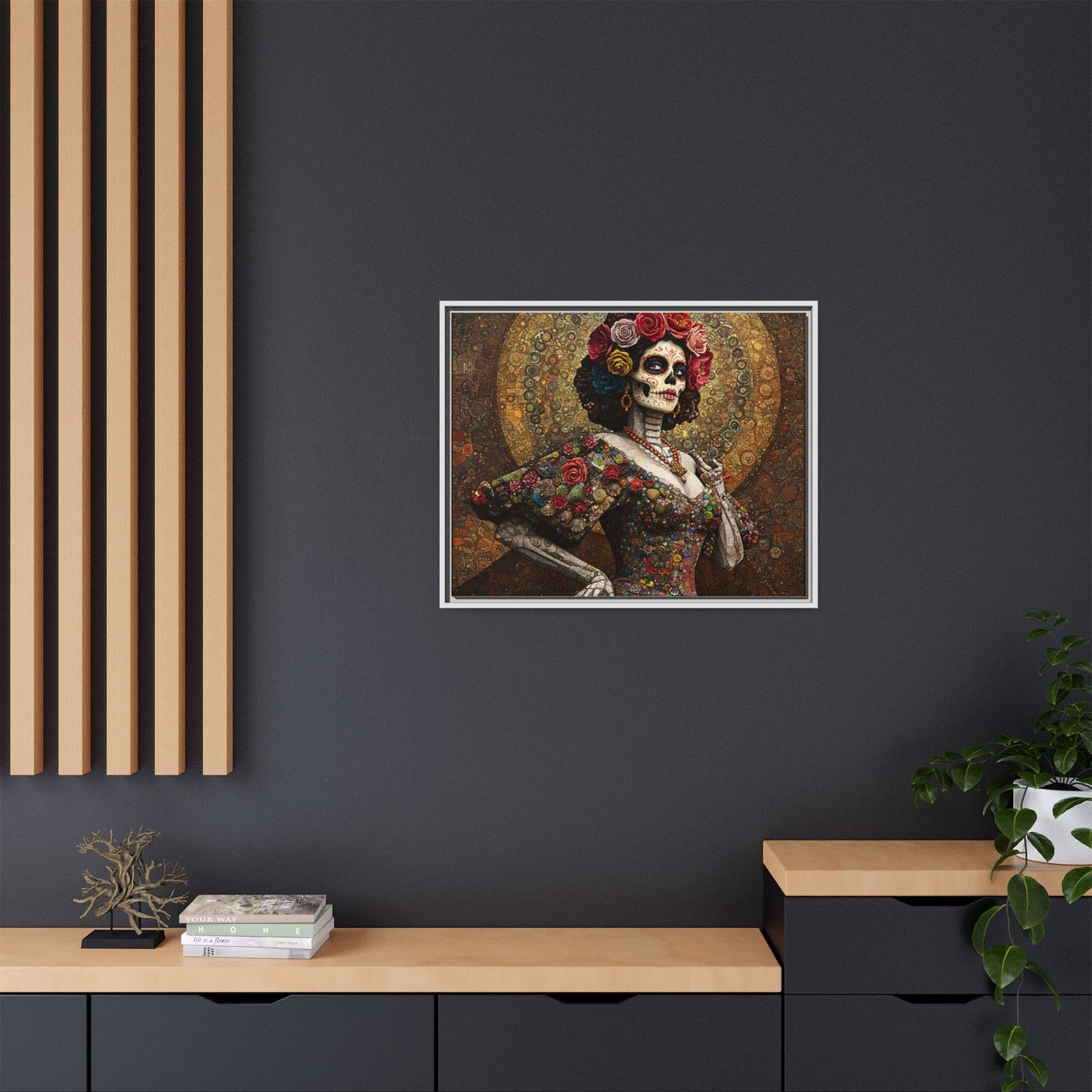 LaCatrina Elegance: Professional Multi-Color Framed Matte Canvas