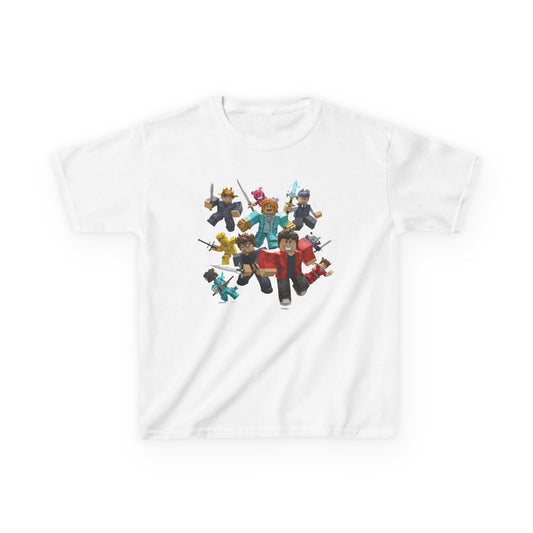 Voxel Adventure Kids Heavy Cotton Tee - Trendy Edition