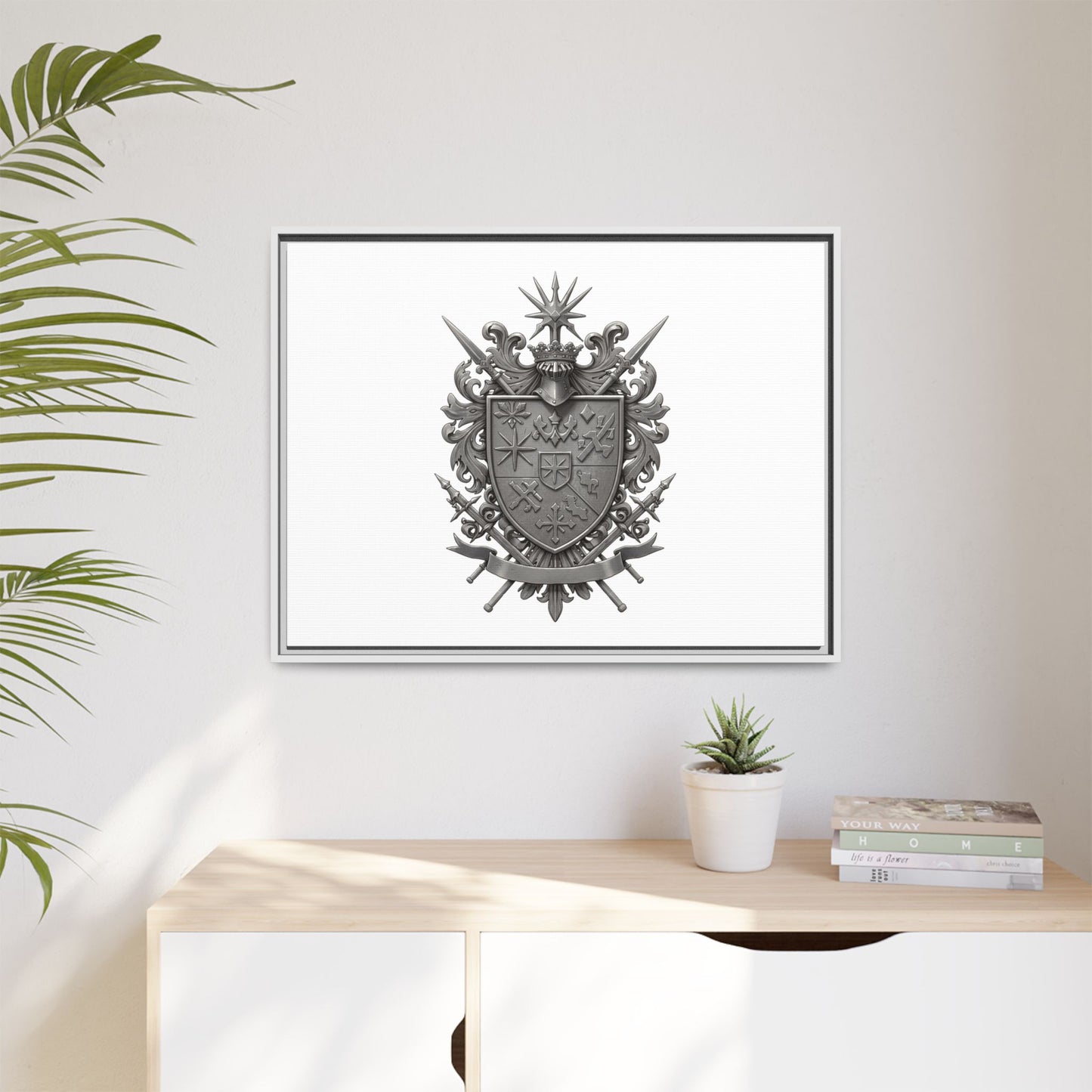 Elegant Guild #8 - Professional Multi-Color Framed Canvas