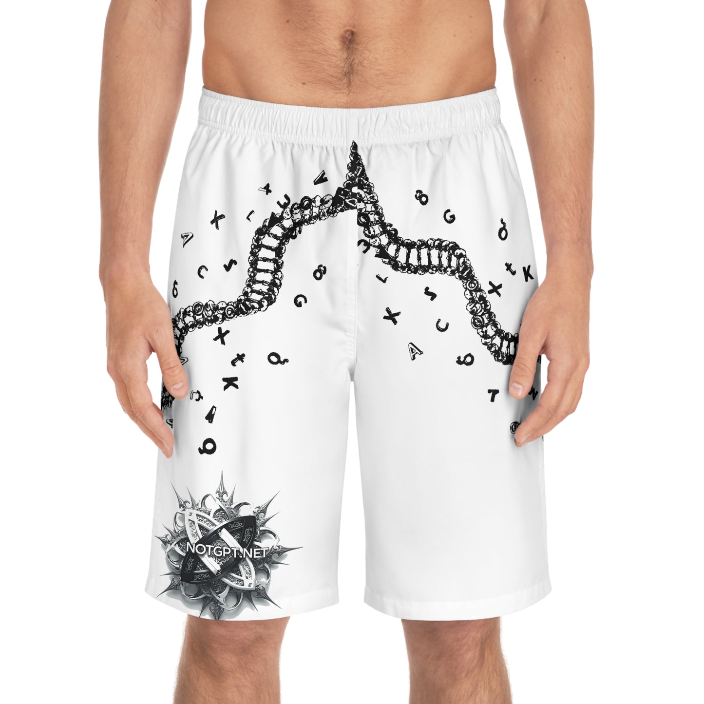 NOTGPT Mobius Glyphs - Board Shorts - All-over Print