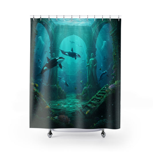 Atlantis Edge: The Lost City Shower Curtain Design #31