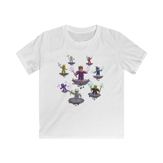 Pixel Pals Adventure Kids Tee - Voxel Voyage Edition